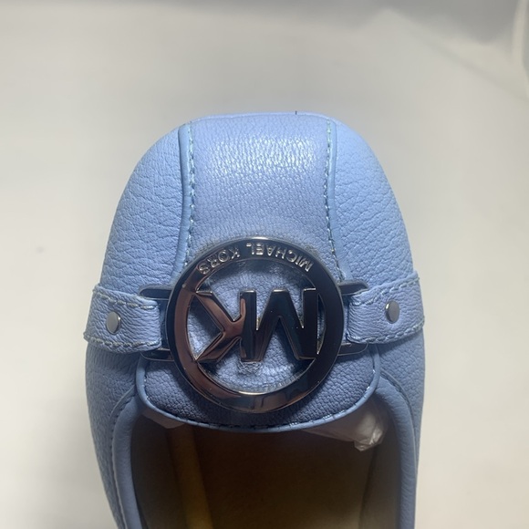 MICHAEL KORS Fulton Moccasin 40S5FUR1L in LT SKY, Leather in 8.5M - Picture 4 of 14